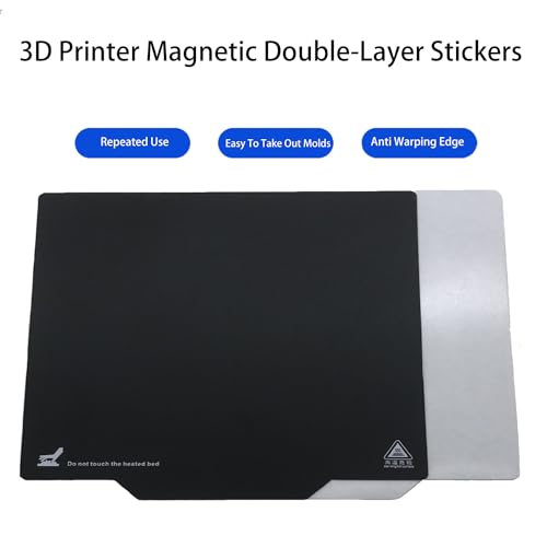 3D Printer Magnetic Build Plate Sticker Sheet for Artillery Genius/Pro/Prusa MK2/MK2A/Anet A8/Anet A6/Wanhao Duplicator i3, Flexible Removable Heated Printing Bed Platform Adhesive Base Mat 220x220mm - color: 220mm Build Plate