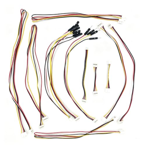 4-Pin 2mm Cable Male and Female Jumper Wire Compatible with Grove Qwiic QT