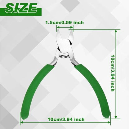 SPEEDWOX 5 Inch Short Flat Nose Pliers for Jewelry Making - Smooth Jaw Spring Loaded Pliers with Comfort Grip, Wire Bending Wrapping Straightening Tool & Beading Craft DIY Projects - style: Short Flat Jaw