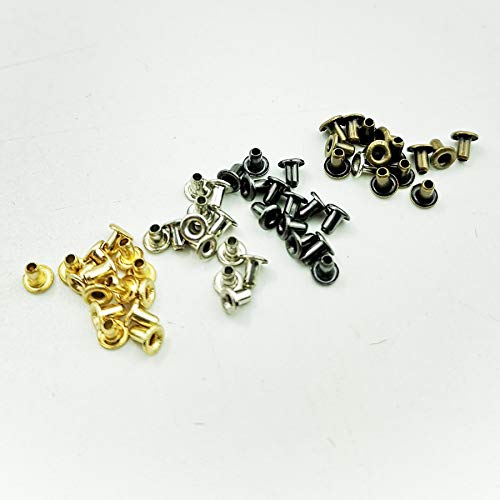 100PCS Color Mix Tiny Grommets Eyelets for Shoes, Clothes, Leather, Canvas bjd Eyelets with Fixing Tools - size: 1.0mm