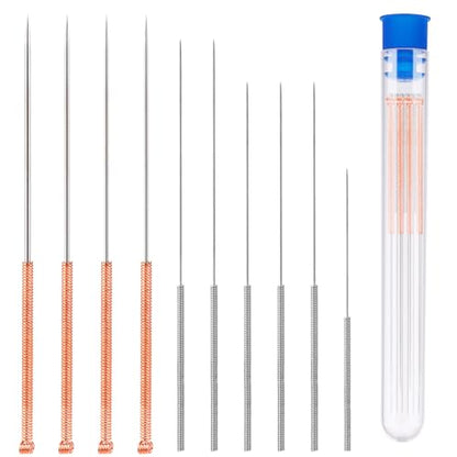 10Pcs No Clogger 3D Printer Tools Nozzle Cleaning Kit Needles, Stainless Steel Nozzle Unclogger Welding Tip Cleaner Accessories for Drills, (0.15, 0.2, 0.25, 0.3, 0.35, 0.4, 0.5, 0.6, 0.8, 1.0mm)