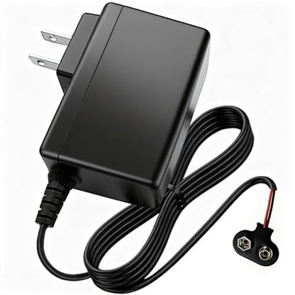 9-Volt Snap Clip Adapter for 9V Eliminator Kit 9VDC Charger Radio