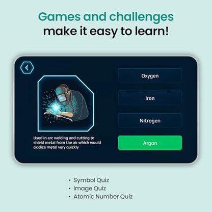 STEM Chemistry Kit for Kids | Interactive Learning Toy with Augmented Reality Educational Flashcards| Educational Science Kit with Learning app for Homeschool & Classroom | 360ED Elements AR