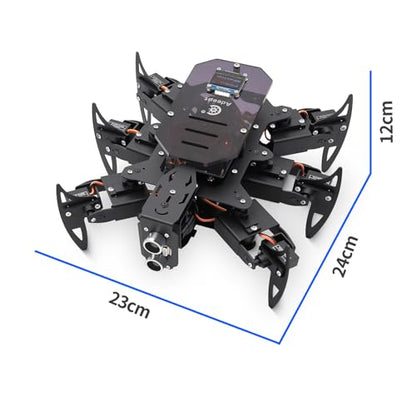 Adeept Ultimate Hexapod Spider Robot Kits for Arduino IDE, STEM DIY Project