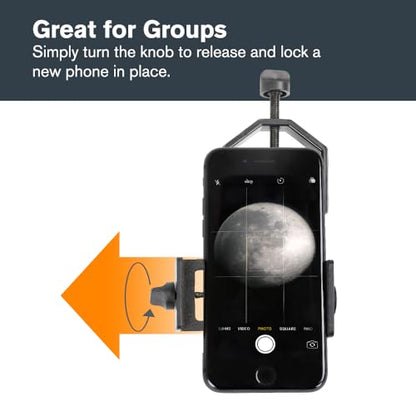 Celestron Smartphone Adapter & Bluetooth Remote for Telescope Eyepieces - style: Basic Smartphone Adapter DX with Bluetooth