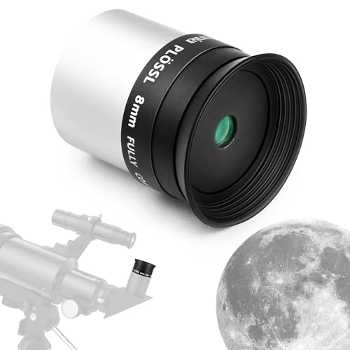 Astromania Telescope Eyepiece 1.25 Inch Plossl Eyepiece Telescope Lense 8mm - size: 1.25" - 8mm