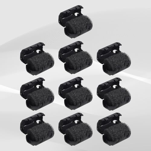 10pcs 3D Printer Cleaning Filter, 1.75mm 3mm PLA Filament Filter Cleaner Universal Anti-Static Dust Removal, 3D Printer Supplies Accessories (Black)