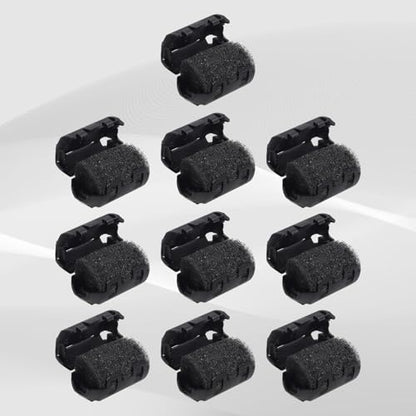 10pcs 3D Printer Cleaning Filter, 1.75mm 3mm PLA Filament Filter Cleaner Universal Anti-Static Dust Removal, 3D Printer Supplies Accessories (Black)