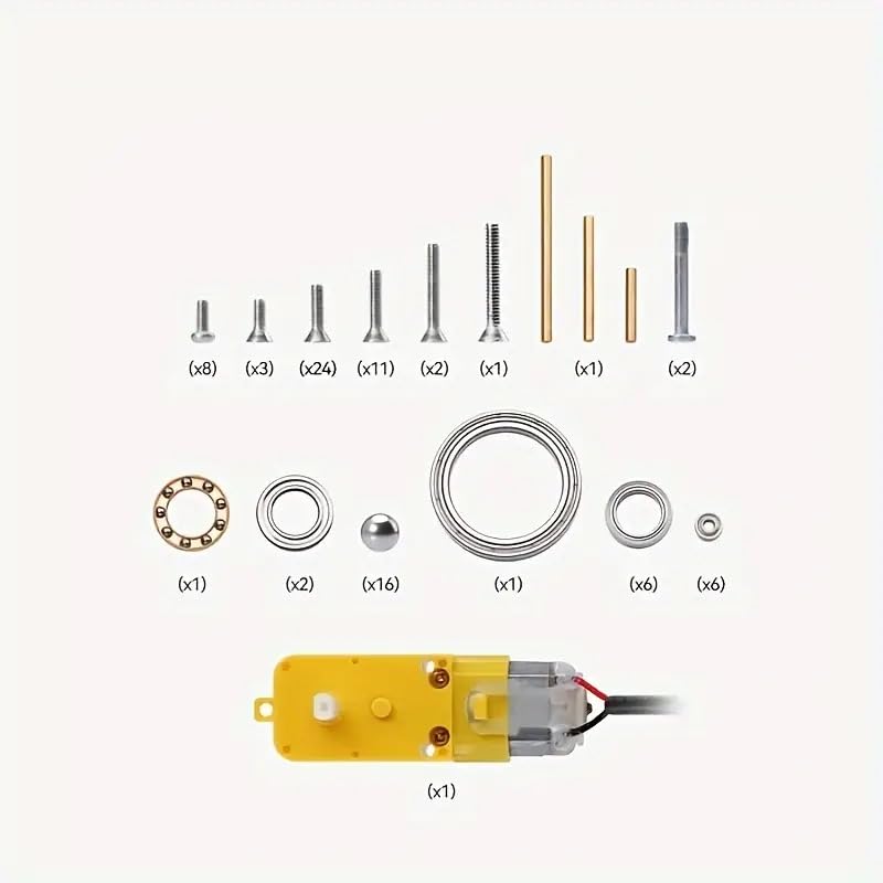 Triple-axis Tourbillon Model Components Kit 007 for Bambu lab Makerworld 3D Printed DIY Hardware Model Spare Parts