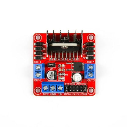 ShillehTek L298N Motor Driver Controller Board Module for Stepper Motor & DC Dual H-Bridge | Compatible with Raspberry Pi, Arduino, Smart Car Projects, Power UNO, MEGA R3, Mega2560