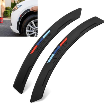 2PCS Car Wheel Arch Anti-Collision Strip, Silicone Protector