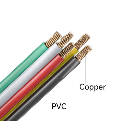 Goupchn 10PCS Alligator Clips Electrical Test Leads, 5 Colors - color: 5 Colors-1 Set