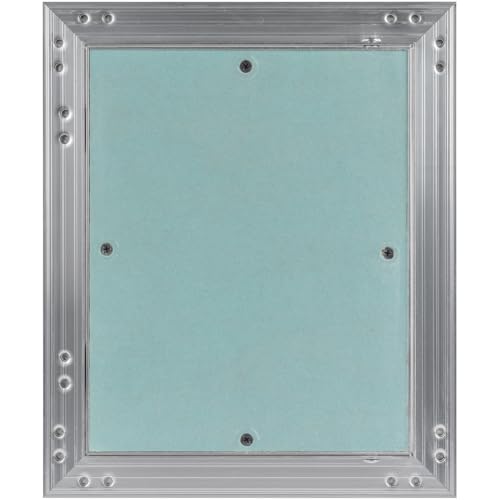 8" x 10" Drywall Access Panel – Aluminum Frame Gypsum Hatch Access Panel for Drywall - Ceiling Inspection Door – Wall Access Panel for Plumbing, Electrical, Utility & Ventilation Access - size: 8 x 10