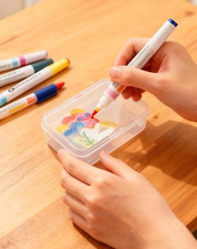 LJY 10 Clear Plastic Boxes, 4.9 x 3.4 x 1.4 in for Packing Samples - color: Clear, size: 4.9×3.3×1.4 in