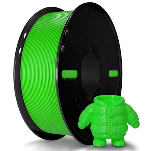 PLA+ Filament 1.75mm Green 1kg,Dimensional Accuracy +/- 0.02mm - color: Green
