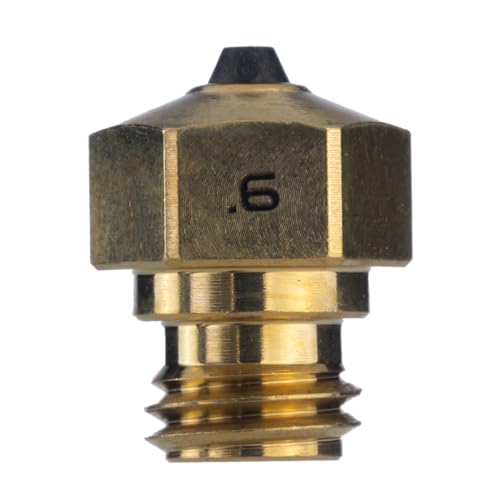Diamondback MK10 PTFE Tube Compatible 3D Printer Nozzle, Diamond Tip, 0.6mm - size: 0.6mm