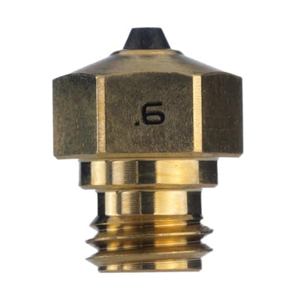 Diamondback MK10 PTFE Tube Compatible 3D Printer Nozzle, Diamond Tip, 0.6mm - size: 0.6mm