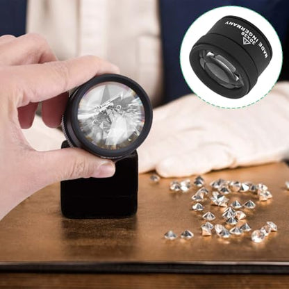 30X Coin Magnifying Glass, Portable Jewelry Loupe