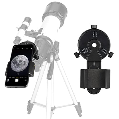 CELTICBIRD - Upgrade Smartphone Scope Adapter Spotting Scope Phone Adapter - Precision Metal Telescope Phone Mount for Spotting Scopes, Binoculars, Monocular, Telescope, Microscope