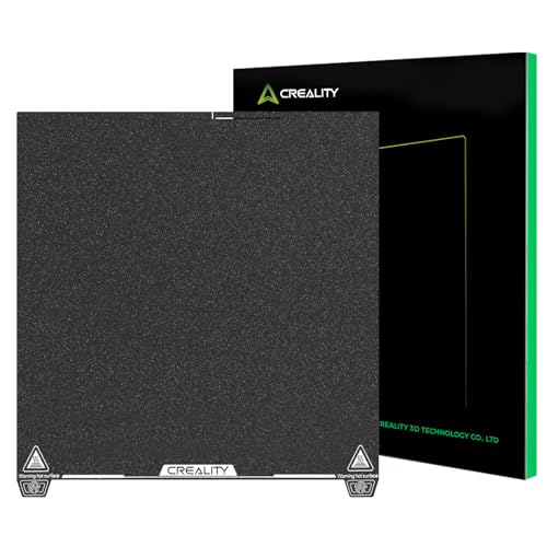 Creality K2 Plus Build Plate 370x370mm Textured PEI Sheet Spring Steel Magnetic K2 Plus Bed Plate Original Build Plate for Creality K2 Plus - style: K2 Plus Textured