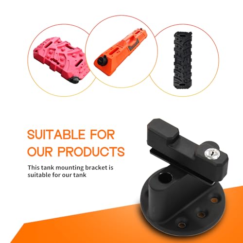 Gasoline Pack Mount Lock with Keys for Gas Can & Water Can