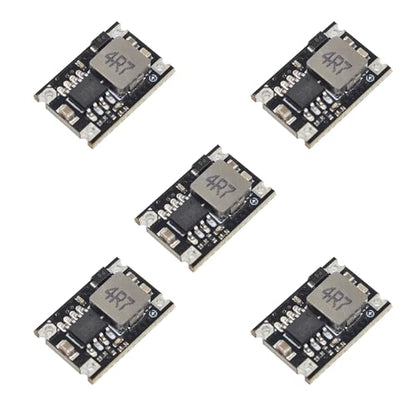 5V Buck Converter Module 5 Packs DC 5-30V to 5V Step-Down Regulator Board 1.8A Output for Arduino, ESP32, 12V/24V Systems, DIY Electronics - style: 5PCS-5V-Black
