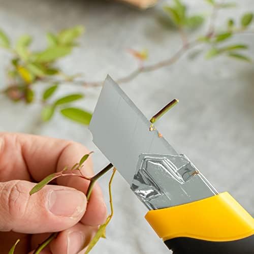 Box Cutter Retractable 25MM Long Utility Knife With 10pcs Blades Refills - color: 1 Knife + 10 Blades