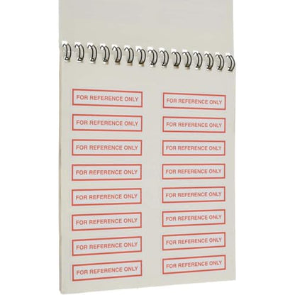 SPI 14-109-3 Removable Adhesive for Reference ONLY Labels: 2" x 1/2", Red on White (160 Count) - style: Reference Only