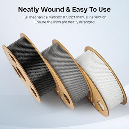 PLA+ 1.75mm 3D Printer Filament 1KG Black - color: 1*black