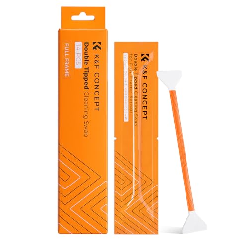 K&F CONCEPT Double Tipped 24mm Full Frame Sensor Cleaning Swab X14