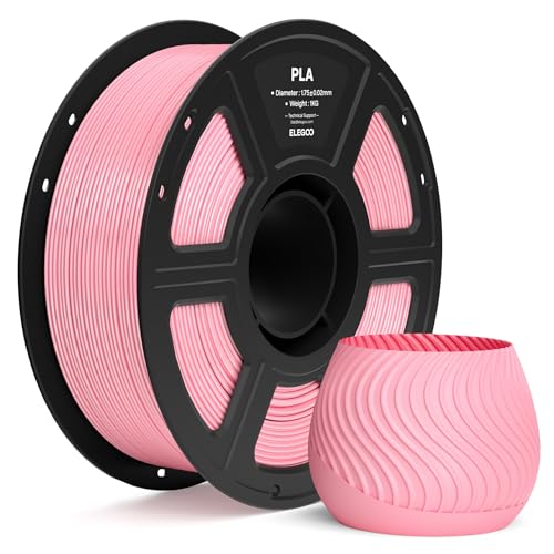 ELEGOO PLA 3D Printer Filament 1.75mm Pink 1KG - color: 1pcs Pink