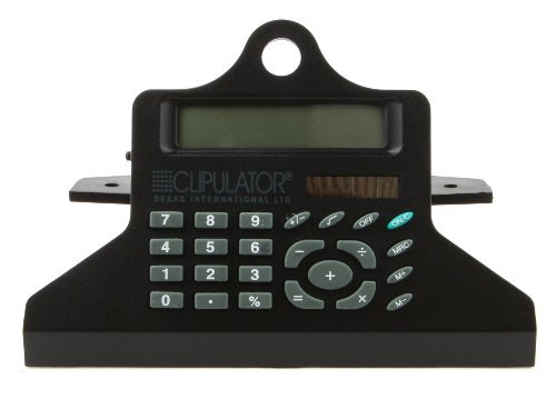 Dexas Clipcase Calculator Storage Clipboard, Black