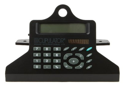 Dexas Clipcase Calculator Storage Clipboard, Black