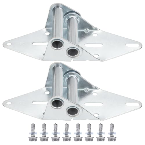 2-Pack #3 Garage Door Hinges, Heavy Duty 14 Gauge Galvanized Steel - size: #3