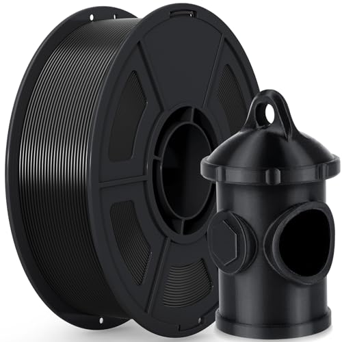 iSANMATE ASA Filament 1.75mm Black 1KG, UV & Weather Resistant 3D Printer Filament Perfect for Outdoor Functional Parts, Dimensional Accuracy +/- 0.02mm, 1kg Spool (2.2lbs) - color: Black