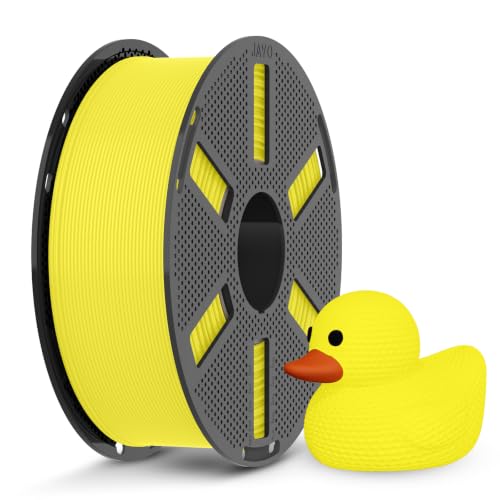 JAYO PLA 3D Printer Filament 1.75mm, 1.1kg Reusable Spool, Yellow - color: 1.1kg Yellow