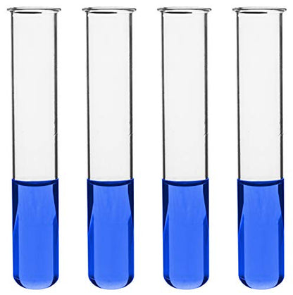 EISCO 24PK Test Tubes, 50ml - Borosilicate 3.3 Glass - 1.2mm Thick Walls, Beaded Rim - Superior Heat & Chemical Durability - 5.9" Tall, 1" Diameter