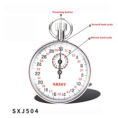 iDili Mechanical Stop Watch, Sports Chronograph Running Timer Handheld Stopwatch (SXJ504) - size: SXJ504