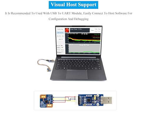Human Micro-Motion Detection mmWave Sensor Compatible with Raspberry Pi/Pi Pico/Jetson Nano/ESP32, 24GHz mmWave Radar, Based On S3KM1110, Adopt Frequency Modulated Continuous Wave (FMCW) Technology - color: 1PCS