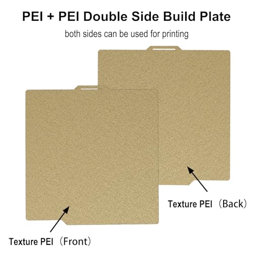 257x257mm PEI Build Plate for Bambu Lab X2D X1C X1 X1E P1P P1S P2S A1