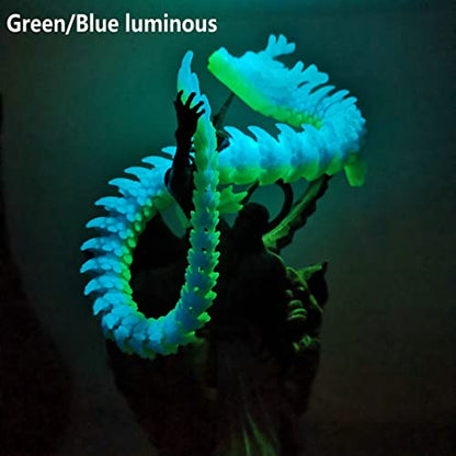 PLA 3D Printer Filament,Glow in the Dark Filament, Glow Green/Blue 1.75mm(2.2LBS) Accuracy +/-0.05mm for Ender3 Ender5 CR10 - color: Pla_glow in the Dark Green Blue