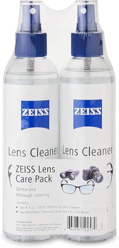 ZEISS Lens Cleaning Kit – (2) 8 oz Lens Spray & Microfiber Cloths