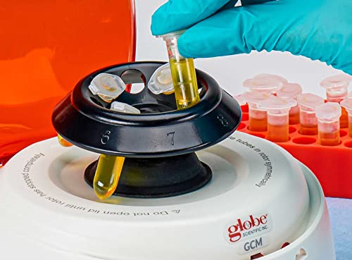 Globe Scientific 111572 Polypropylene Graduated Microcentrifuge Tube with Snap Cap, 2ml Capacity, Natural, RNase Free, DNase Free (Pack of 500)