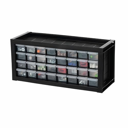 IRIS USA 32-Drawer Tool Organizer, Nuts & Bolts, Small Parts, Black - color: Black, size: 32 Drawer