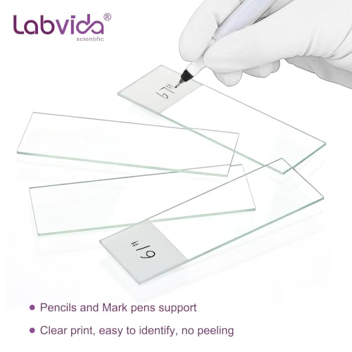 1000pcs Microscope Slides, Dim.75x25x1mm, LVQ096C - color: LVQ096C