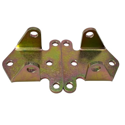 Solid Steel Motor Mounts Kit with Bolts for Chevy SBC V8, Pair