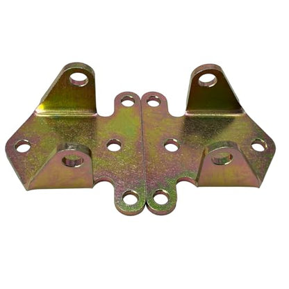 Solid Steel Motor Mounts Kit with Bolts for Chevy SBC V8, Pair