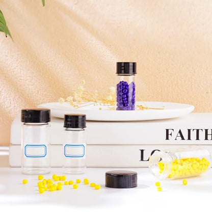 20ml Clear Glass Vials with Screw Caps 30PCS - style: 20ml-30pcs