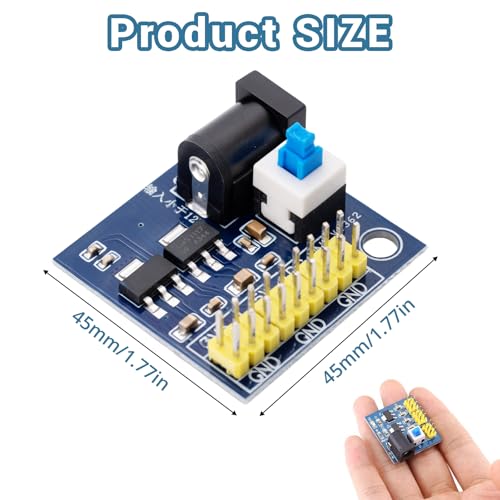 5-Pack DC-DC Power Module, 12V to 3.3V/5V Triple Output
