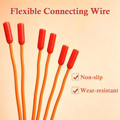 25pcs, 6m (236.22 inch) Electrical Connecting Wire Flexible Copper Cable - color: H-6m